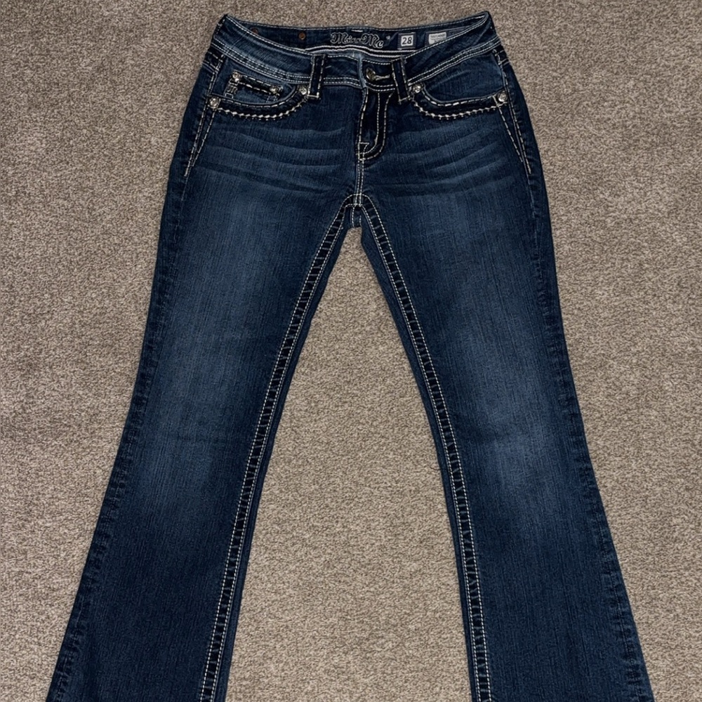 Miss Me Dark Blue Flare Jeans